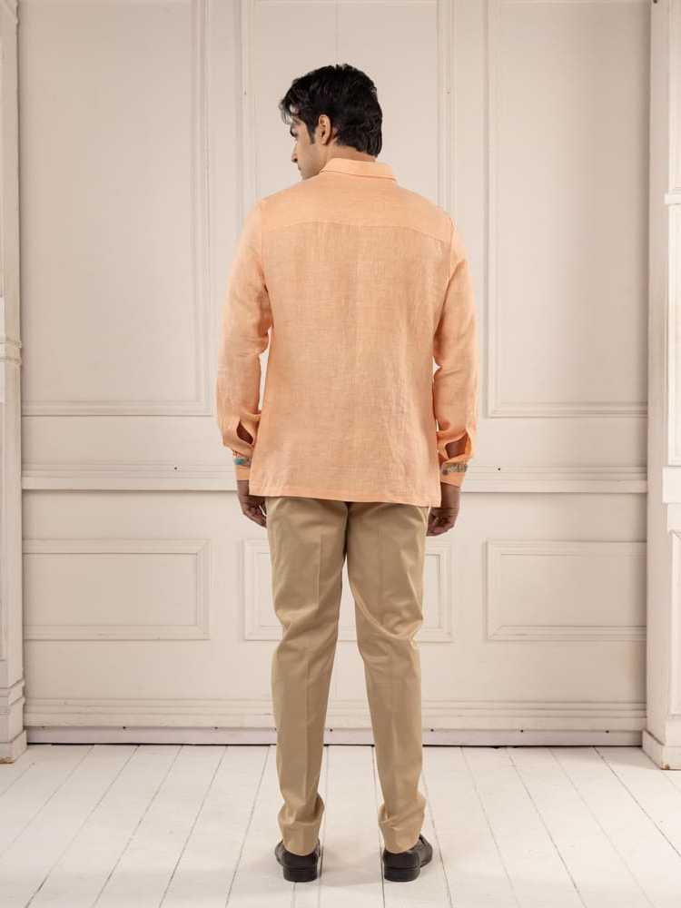 Peach & Summer Floral Jacket