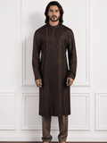 Dark Brown Kurta Set