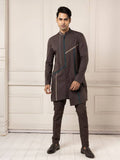 Charcoal Color Charcoal Short Kurta Set