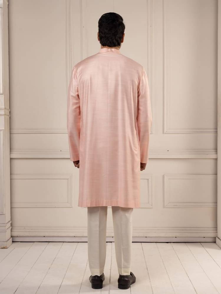 Blush Pink Embroidered Kurta Set