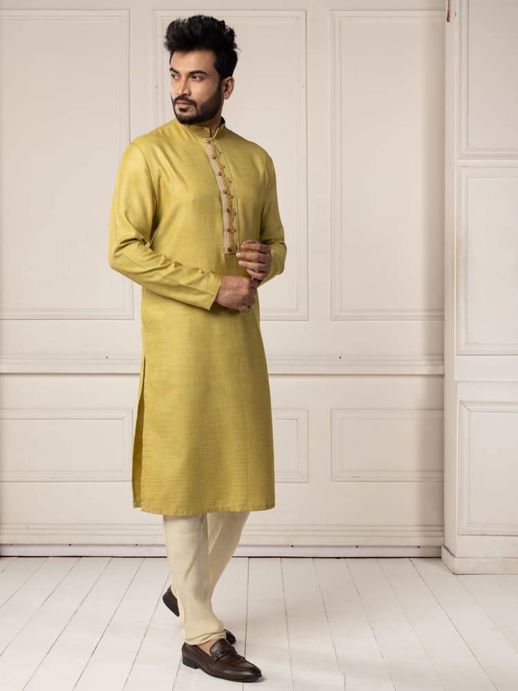 Green Kashmiri embroidery Kurta Set